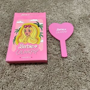 colour pop x barbie mirror